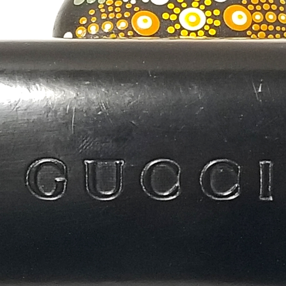 GUCCI * Empty* Black Hard Shell Sunglasses Case.